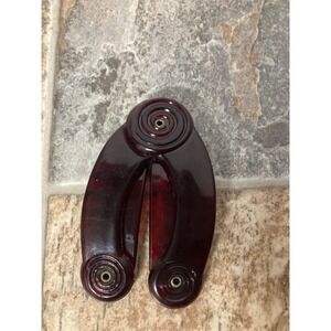 Vintage Tortoise Shell‎ Hair Claw Clip Banana Comb 80s Retro Hair Accessory